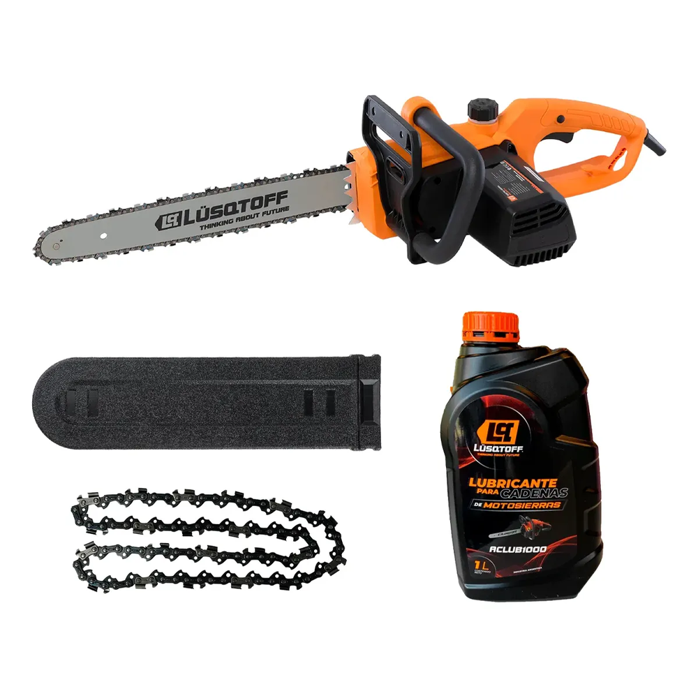 Electrosierra 2000W + Aceite de cadenas